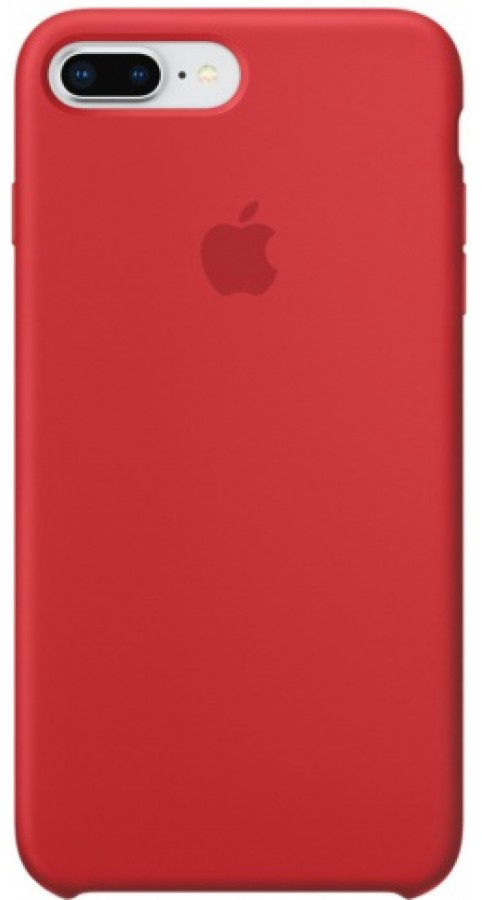 Чехол Silicone Case для iPhone 7/8 Plus красный в Тюмени